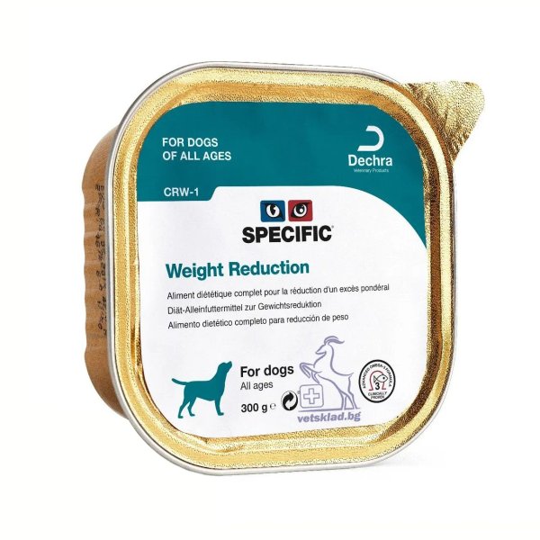 Dechra Specific CRW-1 Weight Reduction 300 g лечебна храна за кучета с ...