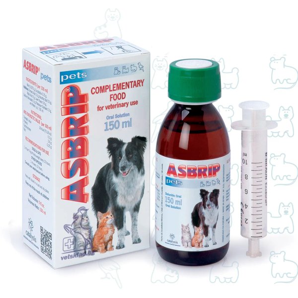 ASBRIP Pets - Асбрип хранителна добавка за кучета и котки с инфекции на ...